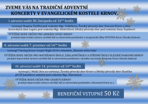 Adventní koncerty 2014 ČCE Krnov
